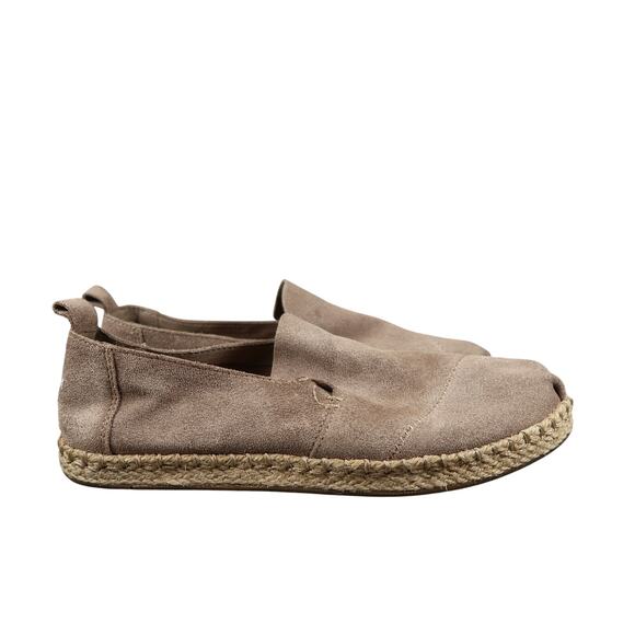 Toms Shoes Womens 6 Flats Slip On Alpargatas Deconstructed Desert Suede Loafers - Picture 1 of 13